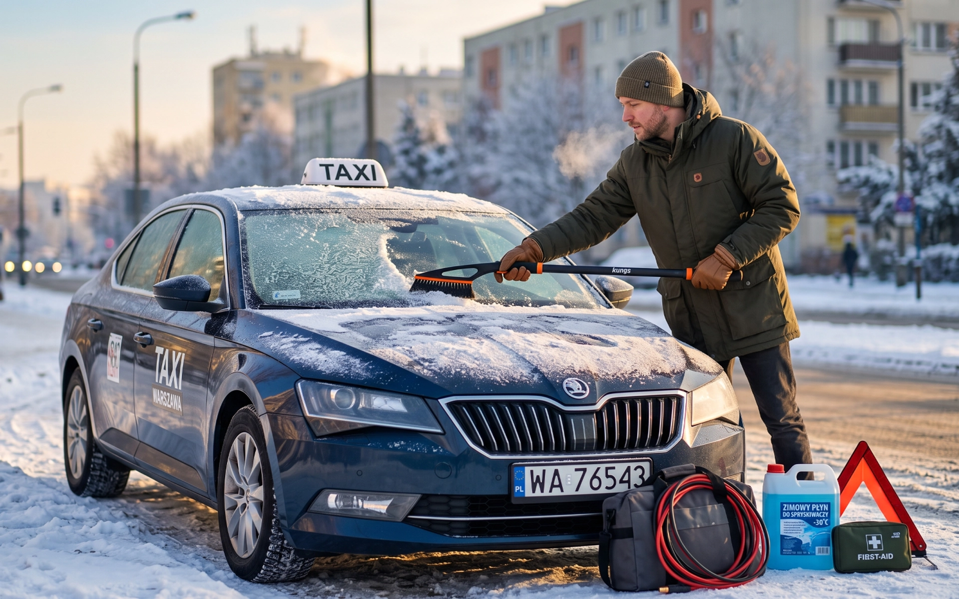 Zestaw kierowcy taxi na zimę i lato: co mieć w aucie